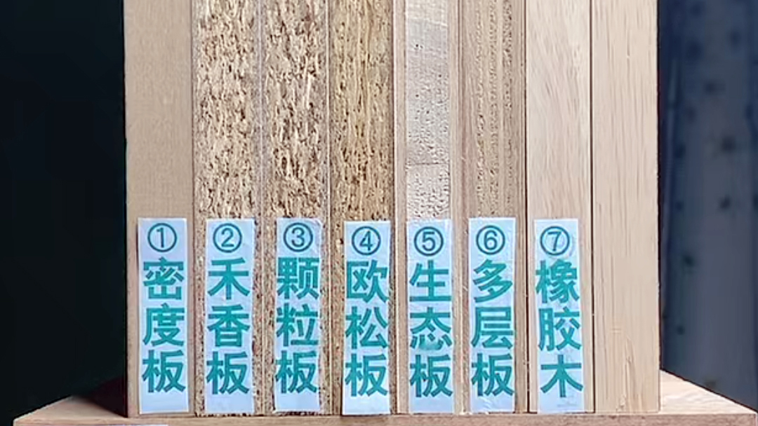 密度板、禾香板、顆粒板、歐松板、多層板、生態(tài)板哪種板材最環(huán)保